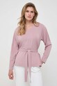 Max Mara Leisure bluzka 2339461536600 różowy AW23