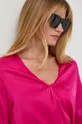 ροζ Μεταξωτή μπλούζα BOSS
