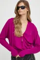 Блузка Pinko фиолетовой