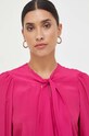 Pinko selyem keverék póló rózsaszín 102168.8889