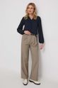 Μπλουζάκι Lauren Ralph Lauren 200909387 σκούρο μπλε AW24