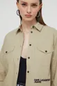 beige Karl Lagerfeld Jeans camicia in cotone
