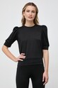 Karl Lagerfeld bluzka regular czarny 236W1808