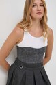 MAX&Co. tricou din amestec de lana x Anna Dello Russo gri C1640323