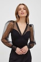 Blúzka Morgan TORMI.NOIR čierna