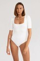 Saint Body bluzka z elastanem beżowy SB.349