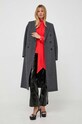 Victoria Beckham bluzka jedwabna 1423WTP004967A czerwony AW23