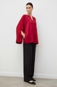 Μπλουζάκι By Malene Birger Q71875009 κόκκινο AW23