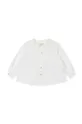 Дитяча бавовняна блузка Konges Sløjd білий