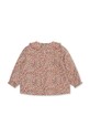 Detská bavlnená blúzka Konges Sløjd KS5805 ružová AW23