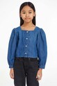 Tommy Hilfiger koszula jeansowa dziecięca bawełna niebieski KG0KG07618.104.122.9BYX