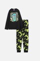 Coccodrillo pigama in lana bambino x Scooby Doo sovrastampa nero ZC3448101LBS