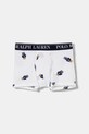CHLAPEC Polo Ralph Lauren přiléhavé boxerky dětské bavlněné s elastanem 3-pack 9P5015 námořnická modř