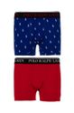 Παιδικά μποξεράκια Polo Ralph Lauren 2-pack με μοτίβο σκούρο μπλε 9P5016