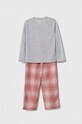 Παιδική πιτζάμα Abercrombie & Fitch KI246.3000 ροζ AW23