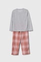 Dječja pidžama Abercrombie & Fitch KI246.3000 roza AW23