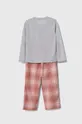 Dječja pidžama Abercrombie & Fitch roza
