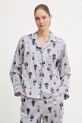 Polo Ralph Lauren piżama bawełniana 4P8046 niebieski AA00