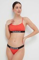 Calvin Klein biustonosz kąpielowy KW0KW01965 pomarańczowy AW23
