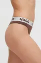 Стринги HUGO коричневий