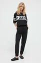 Μπλούζα πιτζάμας DKNY μαύρο