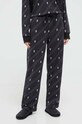 Dkny piżama czarny YI2922670