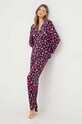 Dkny piżama dzianina granatowy YI2922692