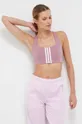 ροζ Αθλητικό σουτιέν adidas Performance Powerimpact