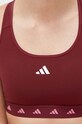 adidas Performance biustonosz sportowy Powerreact IJ5701 bordowy