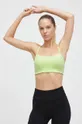 зелёный Бюстгальтер для йоги adidas Performance Женский