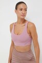 Podprsenka na jogu adidas Performance CoreFlow Luxe Studio ružová IJ5797