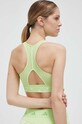 Oblečenie Športová podprsenka adidas Performance Powerreact IK0165 zelená