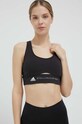 Одяг Спортивний бюстгальтер adidas by Stella McCartney TrueStrength HR2192 чорний
