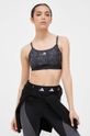 Športová podprsenka adidas Performance Aeroreact bez kostíc čierna HZ1530