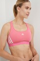 Спортивний бюстгальтер adidas Performance Powerreact рожевий HZ8605