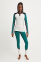 Funkční legíny Helly Hansen Lifa Merino Midweight 49380 tyrkysová AW24