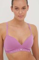 Σουτιέν Emporio Armani Underwear μελανζέ ροζ 164410.3F227