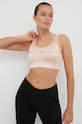 Športová podprsenka Emporio Armani Underwear bez kostíc béžová 164710.3F235