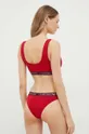 Комплект бюстгальтер и трусы Emporio Armani Underwear красный