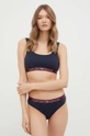 sötétkék Emporio Armani Underwear melltartó és bugyi szett Női