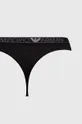 Стринги Emporio Armani Underwear 2 шт Основной материал: 95% Хлопок, 5% Эластан Подкладка: 95% Хлопок, 5% Эластан Резинка: 84% Полиэстер, 7% Эластан, 5% Металлическое волокно, 4% Полиамид