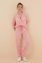 ροζ Βαμβακερές πιτζάμες women'secret MASCULINE LOBBY Γυναικεία