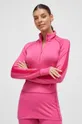 ροζ Λειτουργικό μακρυμάνικο πουκάμισο Icebreaker ZoneKnit 260 Γυναικεία