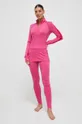 Icebreaker leggins funzionali ZoneKnit 260 rosa