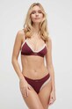 Tommy Hilfiger biustonosz dzianina bordowy UW0UW04750
