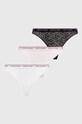 Стринги Tommy Hilfiger 3-pack мереживо барвистий UW0UW04896
