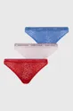κόκκινο Σλιπ Tommy Hilfiger 3-pack Γυναικεία