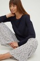 Tommy Hilfiger piżama UW0UW04866 granatowy AW23