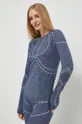 μπλε Λειτουργικό μακρυμάνικο πουκάμισο Viking Lana Pro Merino Γυναικεία