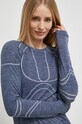 Viking longsleeve funcțional Lana Pro Merino albastru 500.23.5758
